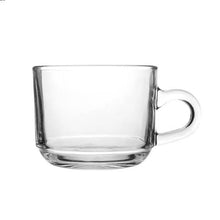 Clear Glass Tea & Coffee Cups – Set of 6