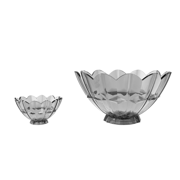 7-Piece Elegant Crystal Cut Glass Bowl Set – Decorative & Serving